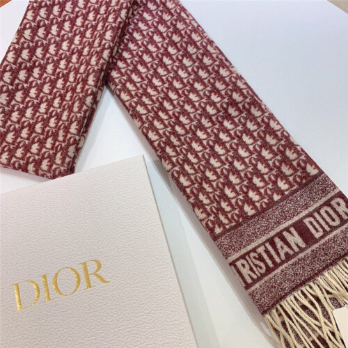 High Quality Luxury Dior Oblique Print Scarfs product detail