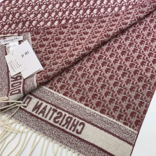 High Quality Luxury Dior Oblique Print Scarfs product detail