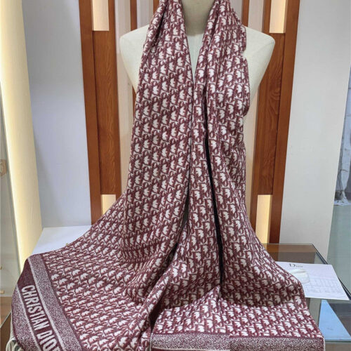 High Quality Luxury Dior Oblique Print Scarfs alternate view