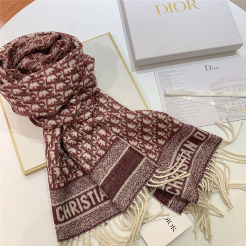 High Quality Luxury Dior Oblique Print Scarfs product detail