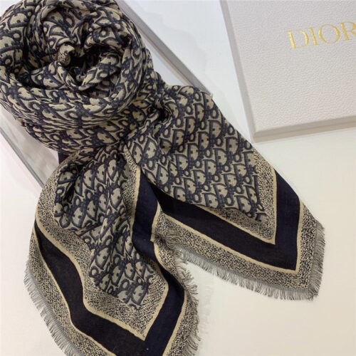High Quality Luxury Dior Print Shawl – Style 25615