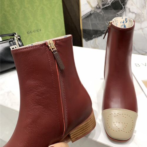 High Quality Luxury Gucci Ankle Boots Women – Style 41043 product detail