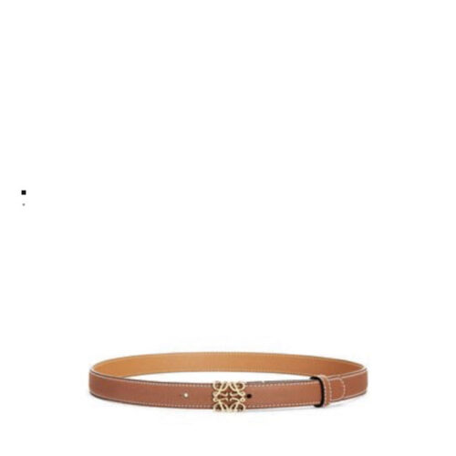 High Quality Luxury Loewe Palladium Metal Anagram Buckle Belt product detail