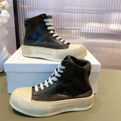 High Quality Luxury Alexander McQueen High Top Sneaker product detail