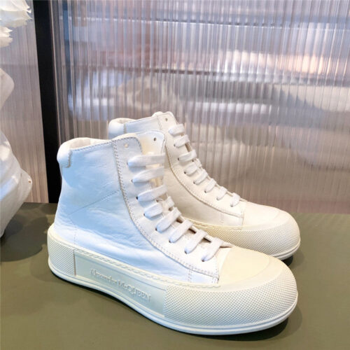 High Quality Luxury Alexander McQueen High Top Sneaker – Style 75075 product detail