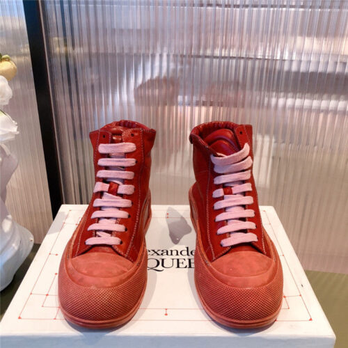 High Quality Luxury Alexander McQueen High Top Sneaker – Style 76771 product detail