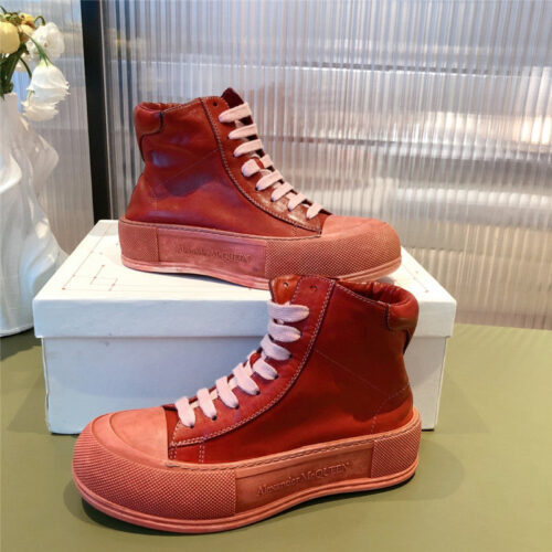High Quality Luxury Alexander McQueen High Top Sneaker – Style 76771 product detail