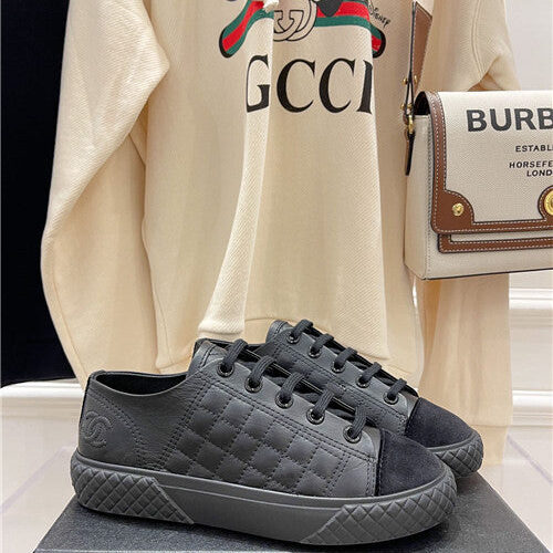 High Quality Luxury Chanel Rhombus Sneakers Womens alternate view