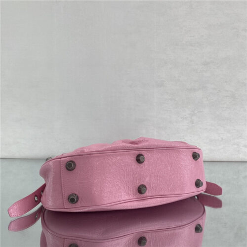 High Quality Luxury Balenciaga Le Cagole Leather Shoulder Bag Pink product detail