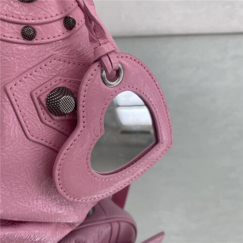High Quality Luxury Balenciaga Le Cagole Leather Shoulder Bag Pink product detail