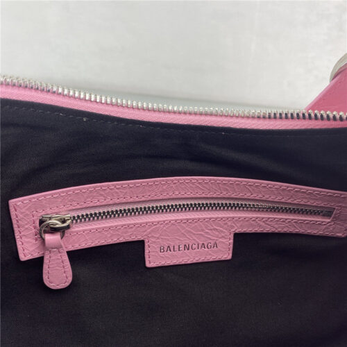 High Quality Luxury Balenciaga Le Cagole Leather Shoulder Bag Pink product detail