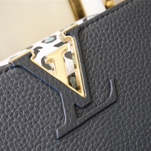 High Quality Luxury Louis Vuitton Capucines Medium Bag Black product detail