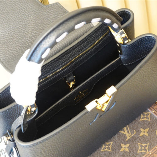 High Quality Luxury Louis Vuitton Capucines BB Bag Black product detail