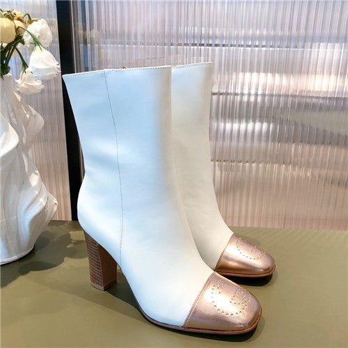 High Quality Luxury Gucci Chunky Heel Ankle Boots – Style 48243