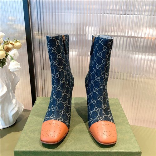 High Quality Luxury Gucci Chunky Heel Ankle Boots – Style 17171 alternate view