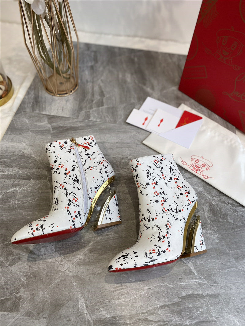High Quality Luxury Christian Louboutin Wedges Boots – Style 95252 product detail