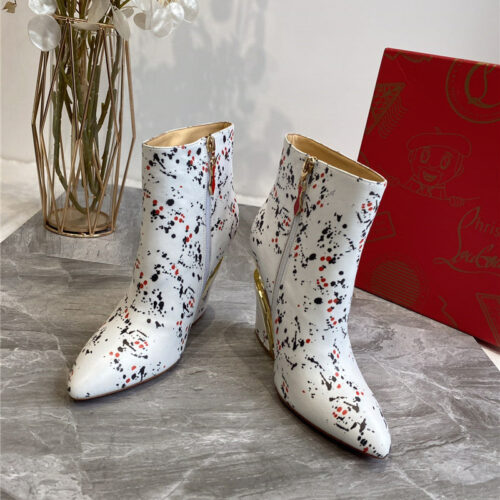 High Quality Luxury Christian Louboutin Wedges Boots – Style 95252 alternate view