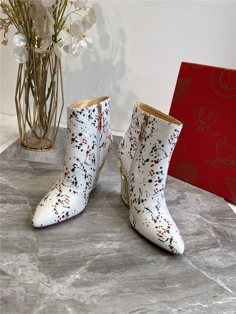 High Quality Luxury Christian Louboutin Wedges Boots – Style 95252 product detail