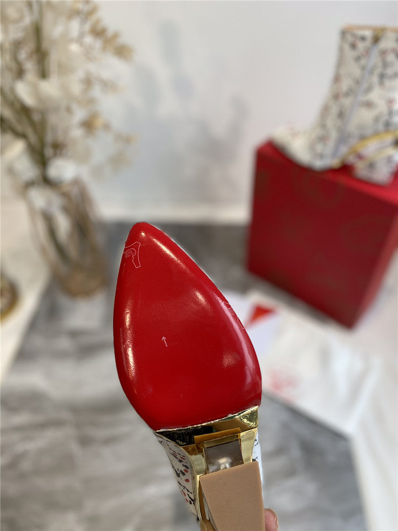 High Quality Luxury Christian Louboutin Wedges Boots – Style 95252 product detail