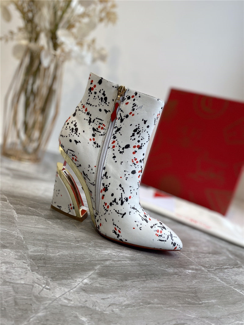 High Quality Luxury Christian Louboutin Wedges Boots – Style 95252 product detail