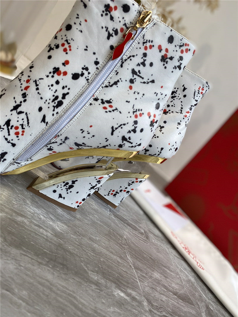 High Quality Luxury Christian Louboutin Wedges Boots – Style 95252 product detail