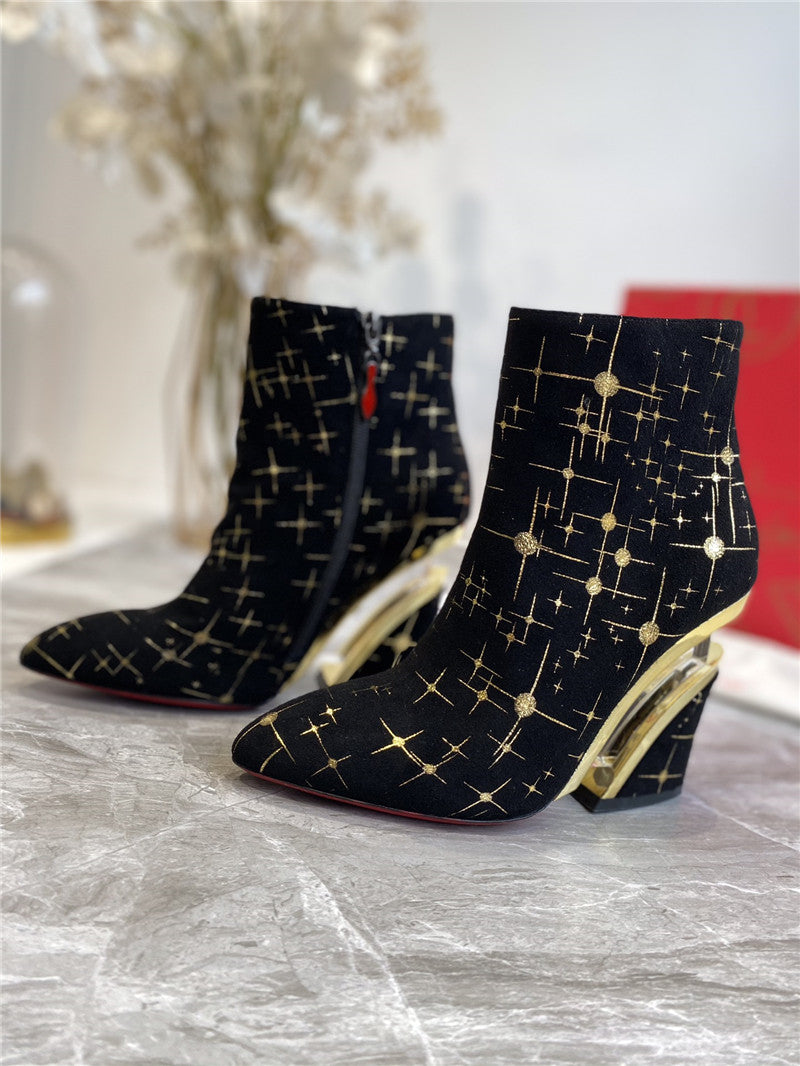 High Quality Luxury Christian Louboutin Wedges Boots