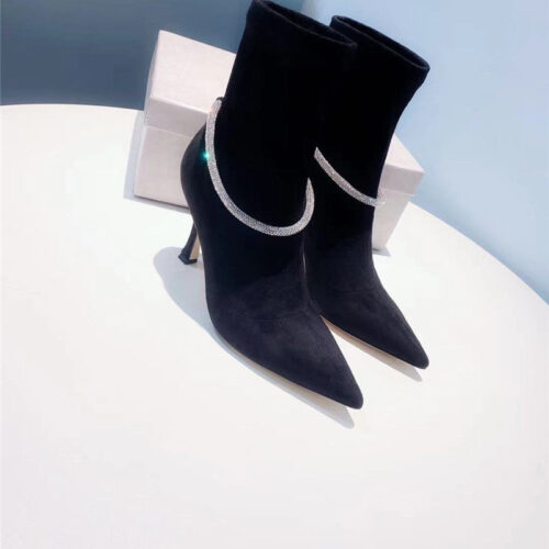 High Quality Luxury Jimmy Choo High Heel Stretch Boots – Style 45751 product detail