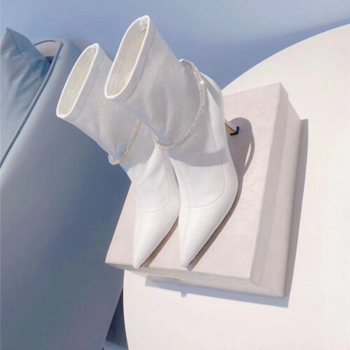 High Quality Luxury Jimmy Choo High Heel Stretch Boots product detail