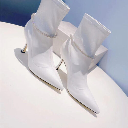 High Quality Luxury Jimmy Choo High Heel Stretch Boots