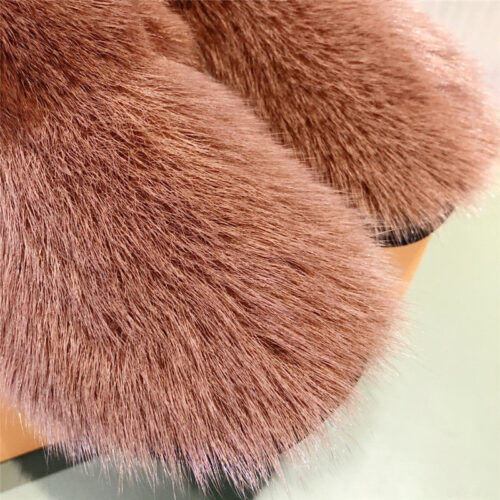 High Quality Luxury Louis Vuitton Mink Fur Slippers – Style 14371 product detail