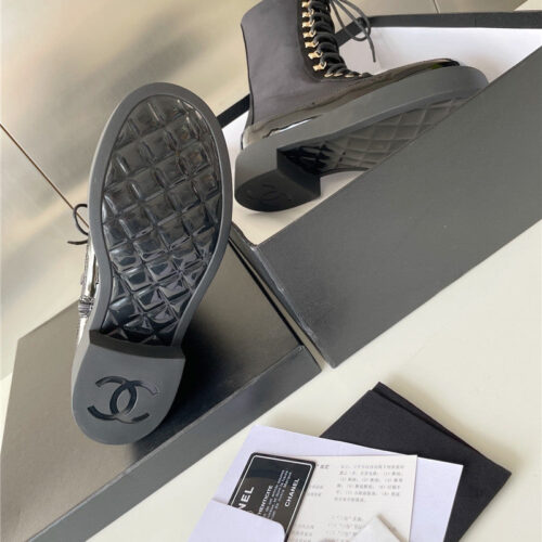 High Quality Luxury Chanel Platform Ankle Boots – Style 98822 product detail