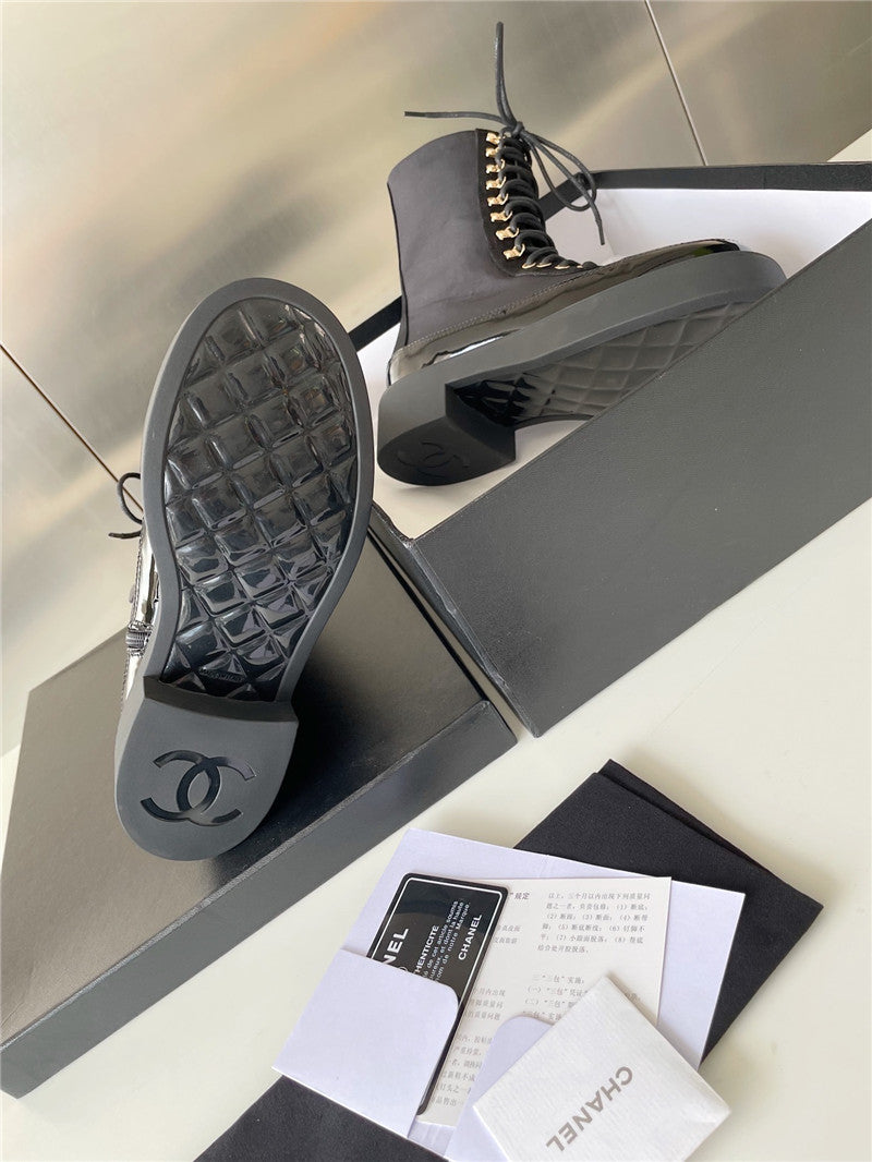 High Quality Luxury Chanel Platform Ankle Boots – Style 98822 product detail