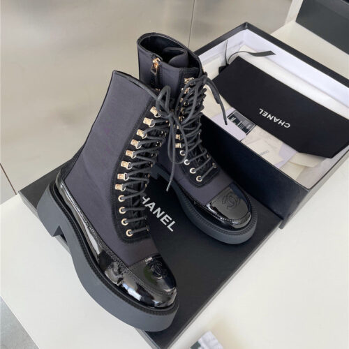 High Quality Luxury Chanel Platform Ankle Boots – Style 98822