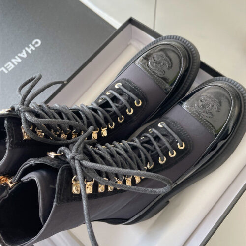 High Quality Luxury Chanel Platform Ankle Boots – Style 98822 product detail