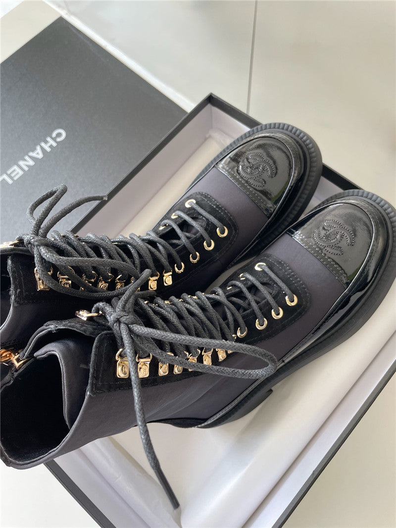 High Quality Luxury Chanel Platform Ankle Boots – Style 98822 product detail