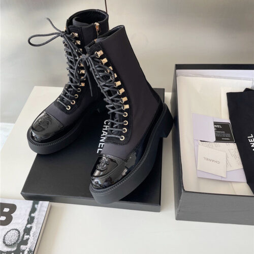 High Quality Luxury Chanel Platform Ankle Boots – Style 98822 product detail