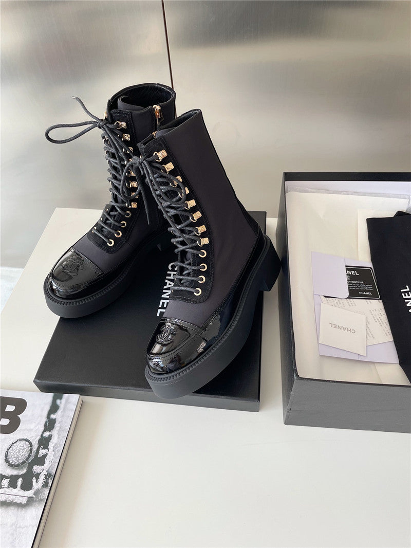 High Quality Luxury Chanel Platform Ankle Boots – Style 98822 product detail
