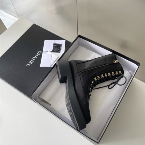 High Quality Luxury Chanel Platform Ankle Boots product detail