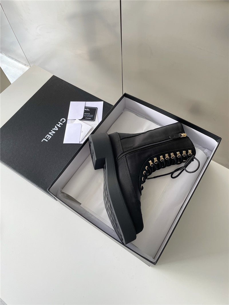 High Quality Luxury Chanel Platform Ankle Boots product detail