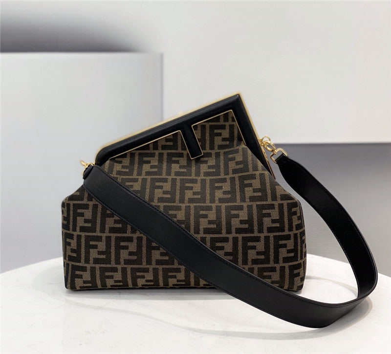 High Quality Luxury Fendi FF Logo First Bag