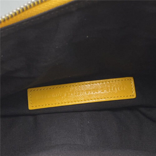 High Quality Luxury Balenciaga Le Cagole Leather Shoulder Bag Yellow product detail