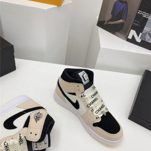 High Quality Luxury Chanel Nike High Top Sneakers – Style 50374 product detail