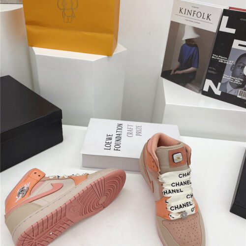 High Quality Luxury Chanel Nike High Top Sneakers – Style 81446 product detail