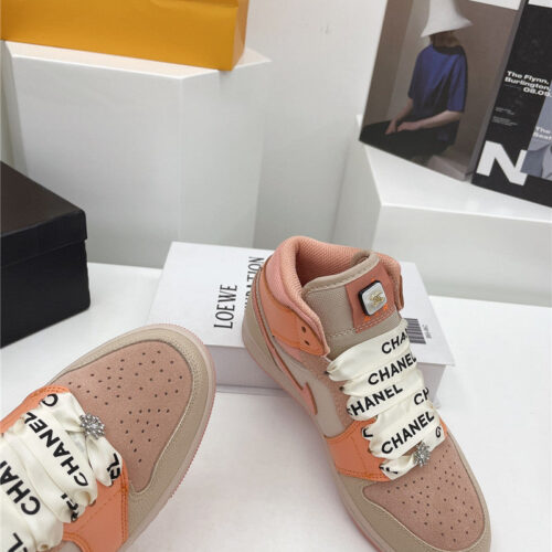 High Quality Luxury Chanel Nike High Top Sneakers – Style 81446 product detail