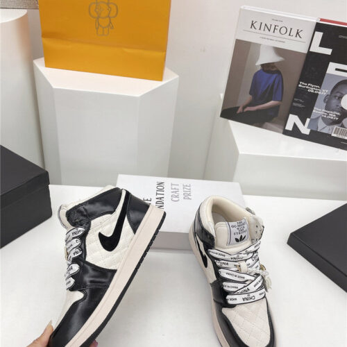 High Quality Luxury Chanel Nike High Top Sneakers product detail