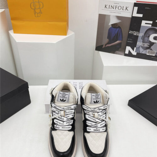 High Quality Luxury Chanel Nike High Top Sneakers alternate view