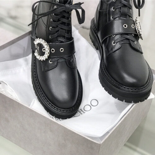 High Quality Luxury Jimmy Choo Short Boots – Style 05975 product detail