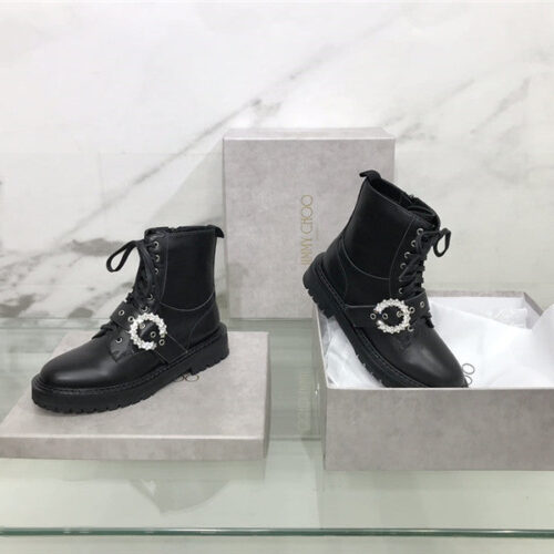 High Quality Luxury Jimmy Choo Short Boots – Style 05975 alternate view