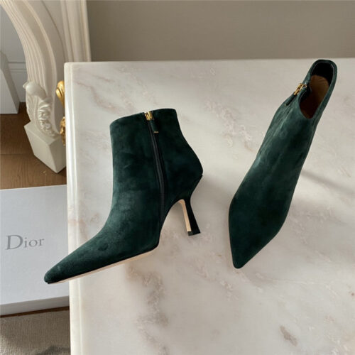 High Quality Luxury Dior Pointed Toe Boots