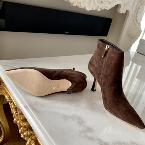 High Quality Luxury Dior Pointed Toe Ankle Booties – Style 16198 product detail